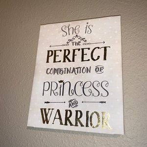 Princess Canvas Wall Art